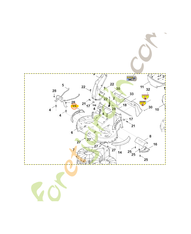 Baguette de protection stihl référence 6392-706-7305