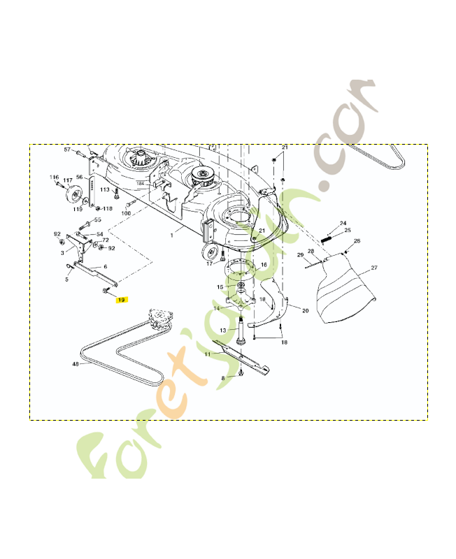 Boulon husqvarna référence. 532132827