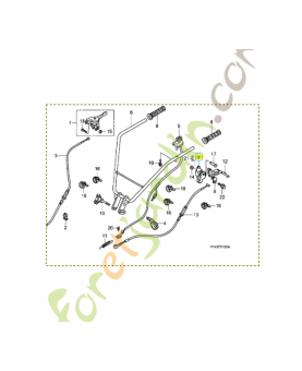 Support de poignee réf. Honda 53131V14000