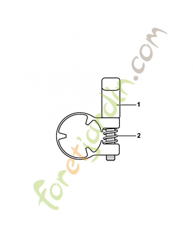 Collier de serrage référence 5910-890-1100 - Pièce détachée Stihl / Vicking