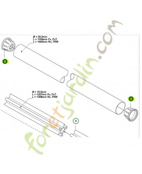 Rondelle d'espacement husqvarna référence 544320503