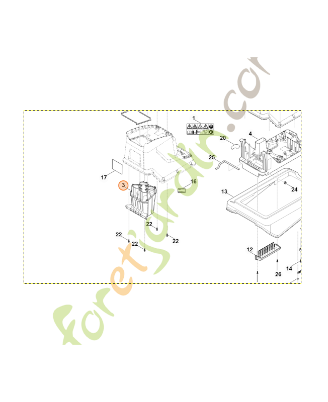 Guide stihl référence 6013-700-6000