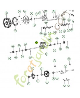 BOITE A VITESSE husqvarna référence 587908701