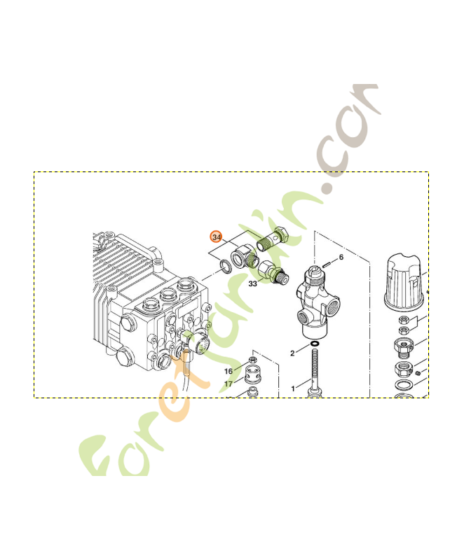 Vis creuse stihl référence 4773-510-1800