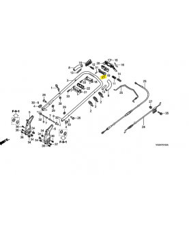Etrier, poignee superieur réf. Honda 54434VL0B00