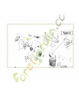 Support de filtre maculloch référence 545046901