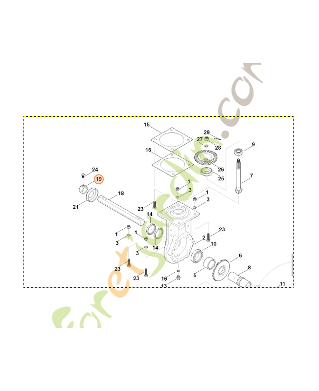 Entraîneur stihl référence 6251-711-2800