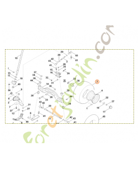 Pneu avant 13x5,0-6 stihl référence 6140-704-9510