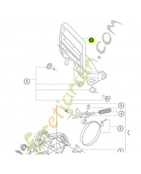 Protège-mains  réf. 535281401 husqvarna