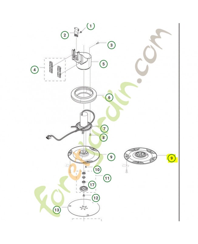 Disque de coupe largeur de coupe 240 réf. 536645001