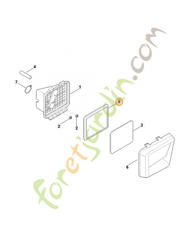 Filtre stihl référence 0004-124-2805