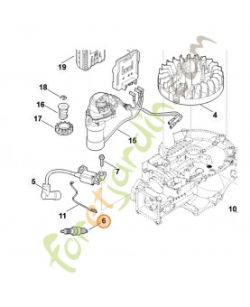 Bougie stihl référence 0004-400-7005