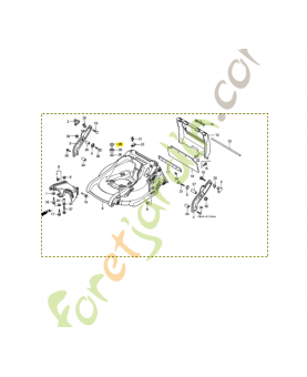 Collier de socle de moteu réf. Honda 91651VE0750