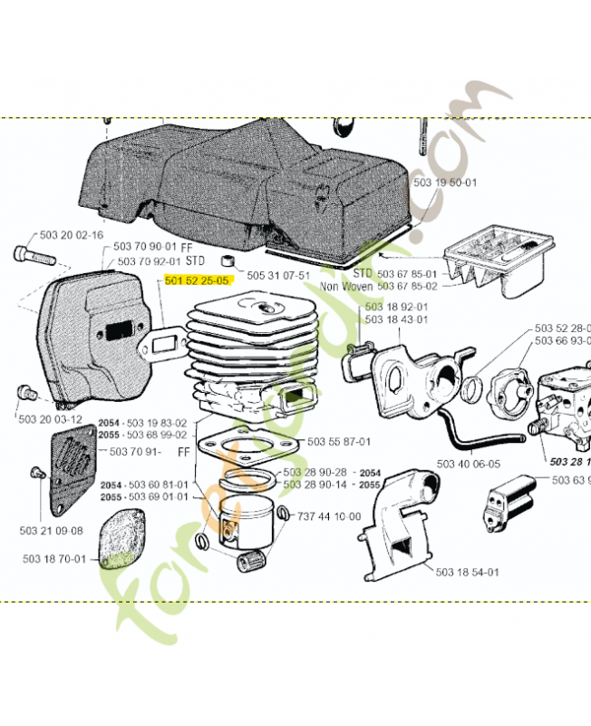 joints  husqvarna référence 501522505