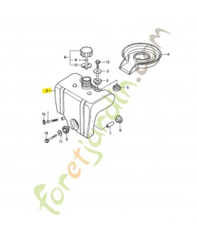 Réservoir d'essence réf. Honda 17510742010