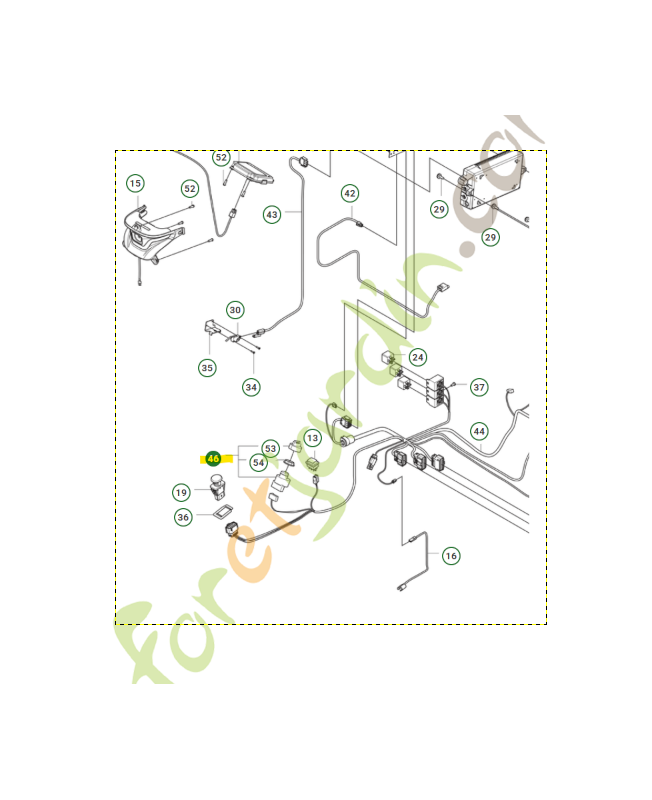 Commutateur à clé ensemble r400genii réf. 535474902
