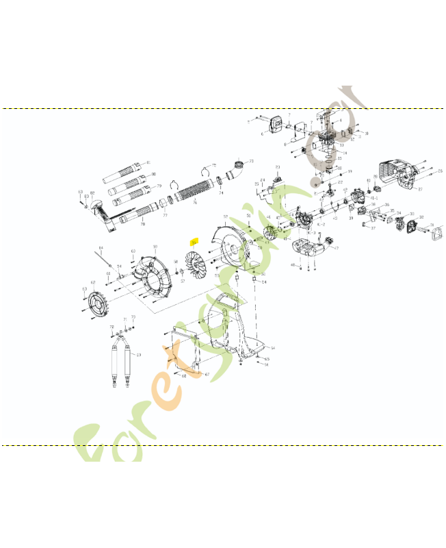 Turbine husqvarna référence 576540101