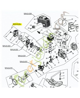 kit de réparation husqvarna référence 501424324