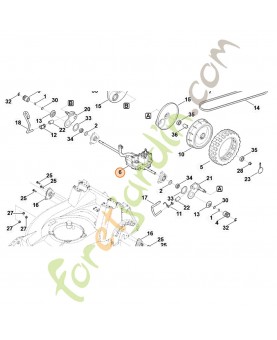 Transmission hydro stihl référence 6378-640-0102