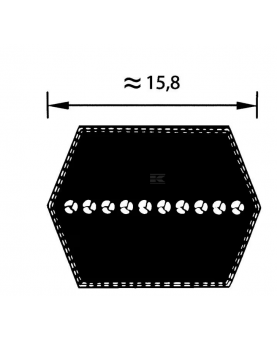 Courroie trapézoidale BB138
