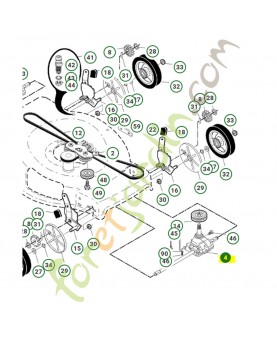 Transmission husqvarna référence 589599201