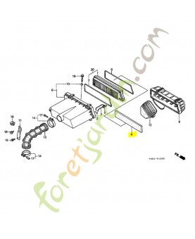 Filtre, exterieur réf. Honda 17218758000