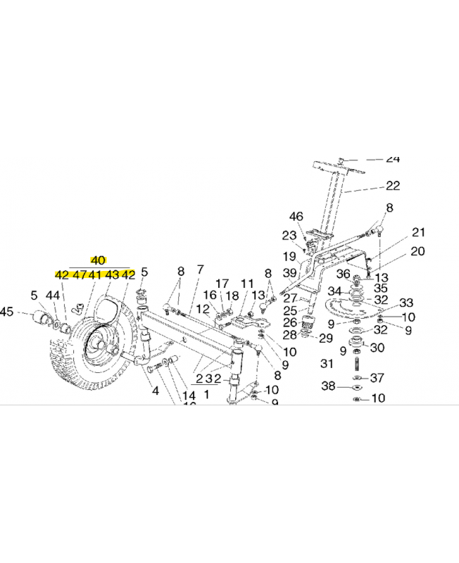 Roue réf. Honda 80616VK1003C2