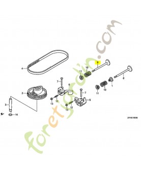 Soupape honda référence 14721ZL8000
