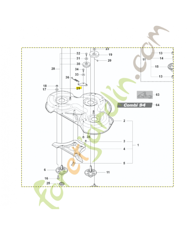 Support 506797101- Pièce de détachée Husqvarna