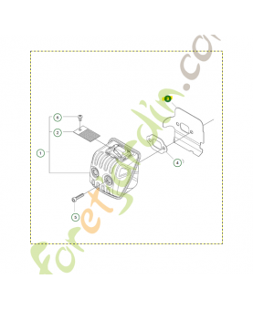 Déflecteur de chaleur 595932401  - Pièce de détaché