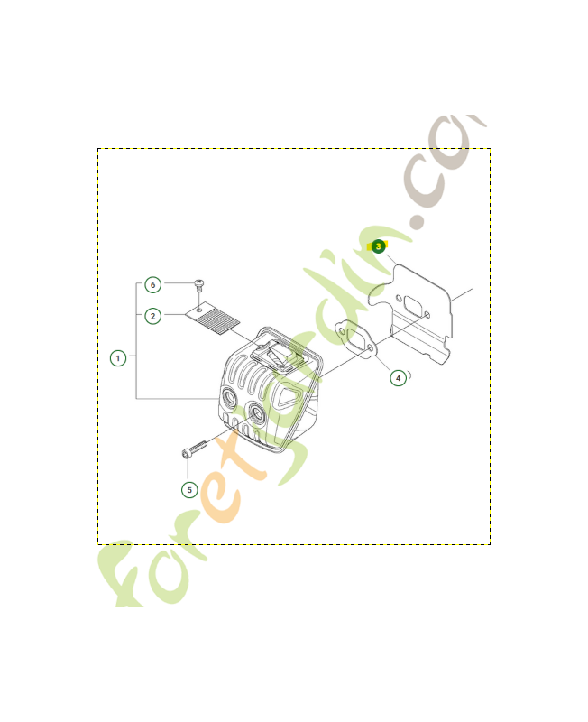 Déflecteur de chaleur 595932401  - Pièce de détaché