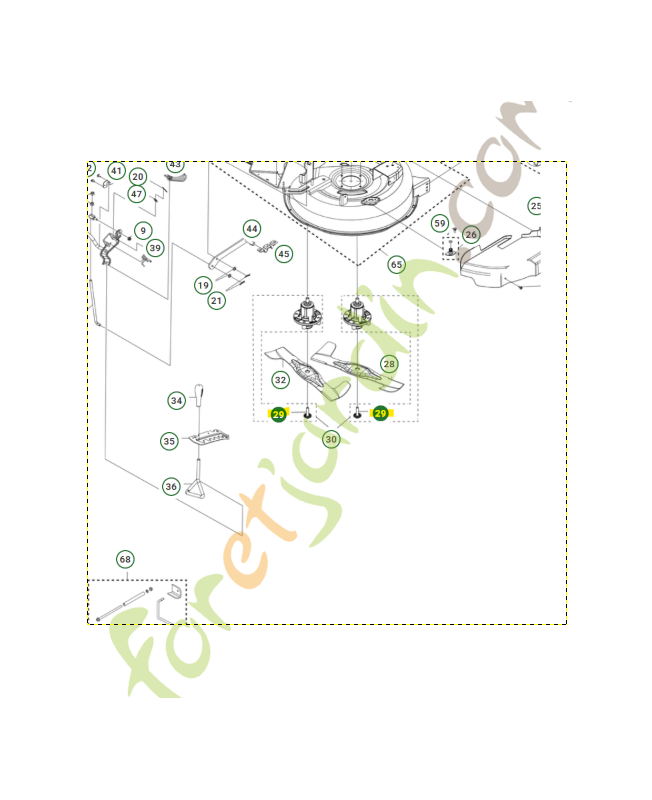 Boulon lame boulon apollo coupe réf. 547316901