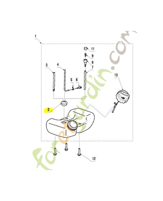 Passage tuyau husqvarna référence 575312802 remplace référence 575312801