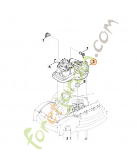 Moteur électrique stihl référence 6311-600-0202 remplace référence  6311-600-0201