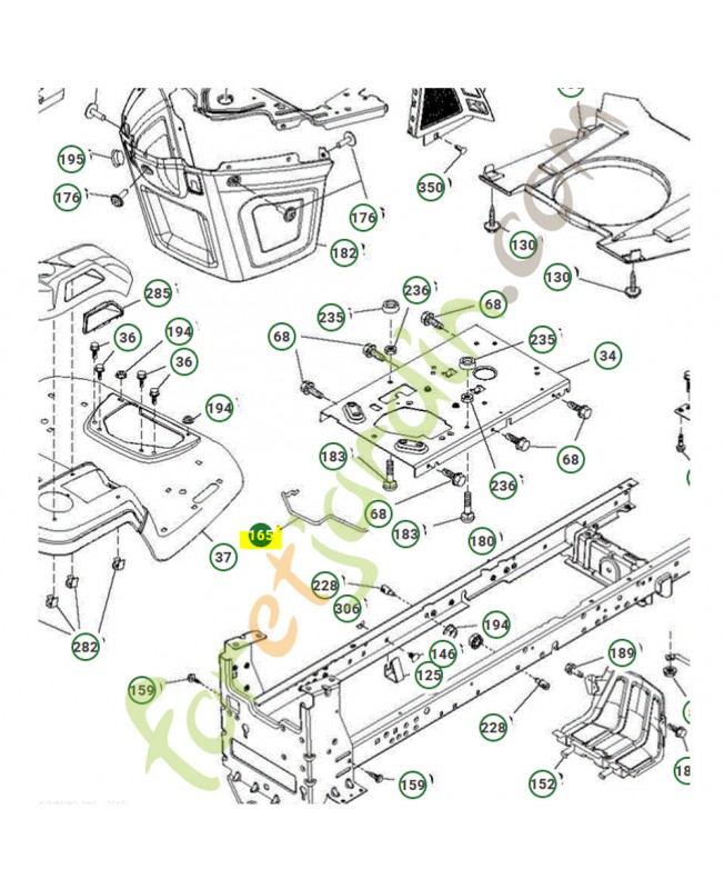 Support husqvarna référence 532196826