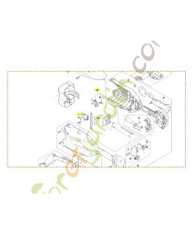 lot de 2 ressorts et 2 leviers stihl référence 4852-430-9800