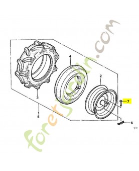 Goupille, 8x32 réf. Honda 90755777000