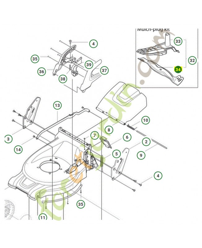 lame husqvarna référence 588903910
