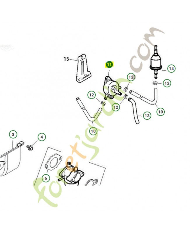 Pompe husqvarna référence 531029787