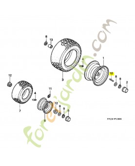 Clavette (3/16"x65mm) réf. Honda 90753772000