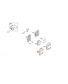 Cache - filtre à air