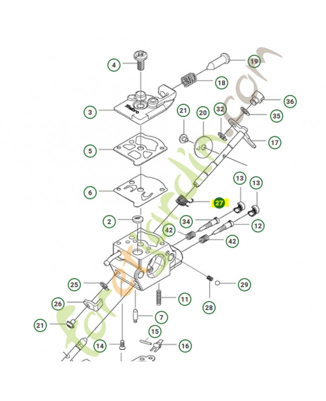 Ressort réf. Husqvarna 577815501