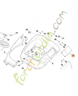 Couvercle stihl référence 6170-706-3411