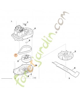 courroie-stihl référence 6320-704-2100