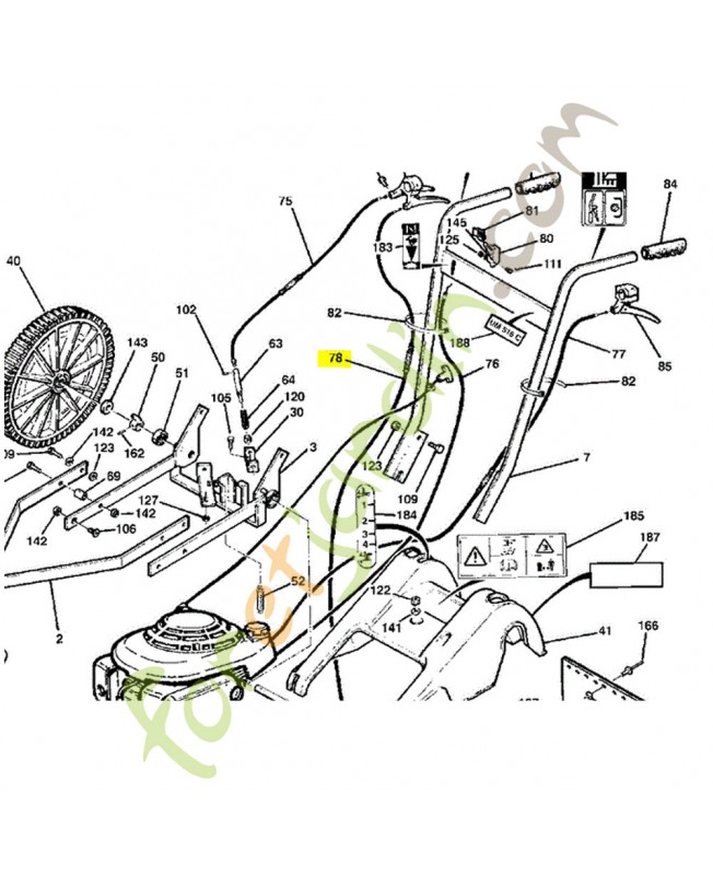 Câble embrayage avancemen réf. Honda PB13152