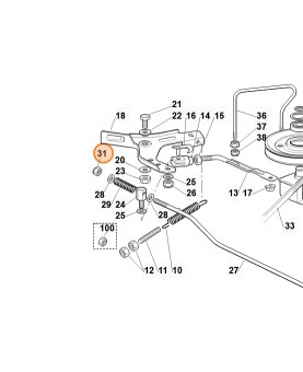 Ecrou m8 réf. Stihl 9216-261-1100