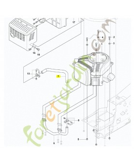 Tube husqvarna référence 506890903