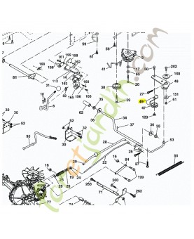 Guide de courroie réf. Husqvarna 532123205