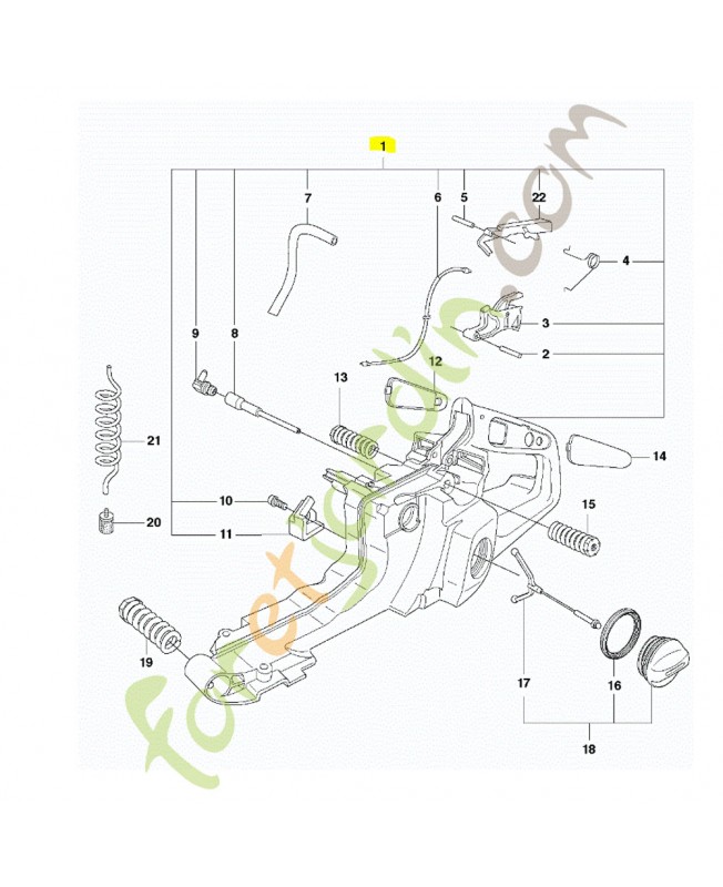 Reservoir husqvarna référence 537000372