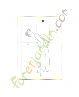 Poignée  réf. Husqvarna 540194301